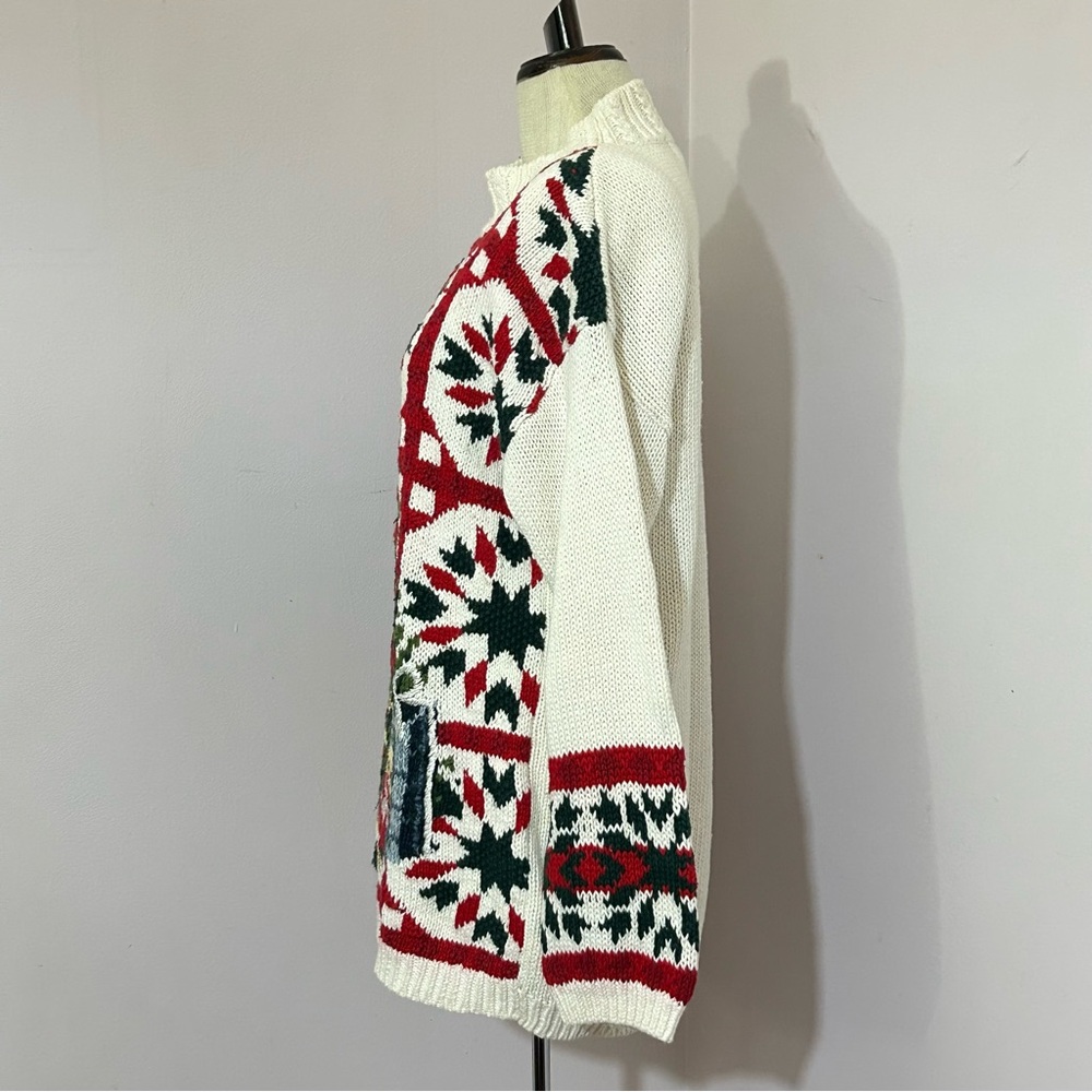 Vintage Lord & Taylor Sculptural Christmas Tree Sweater - Picture 3 of 9